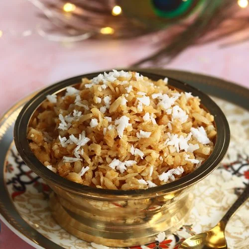 Sweet Rice Crispers (Aval Velayichathu)